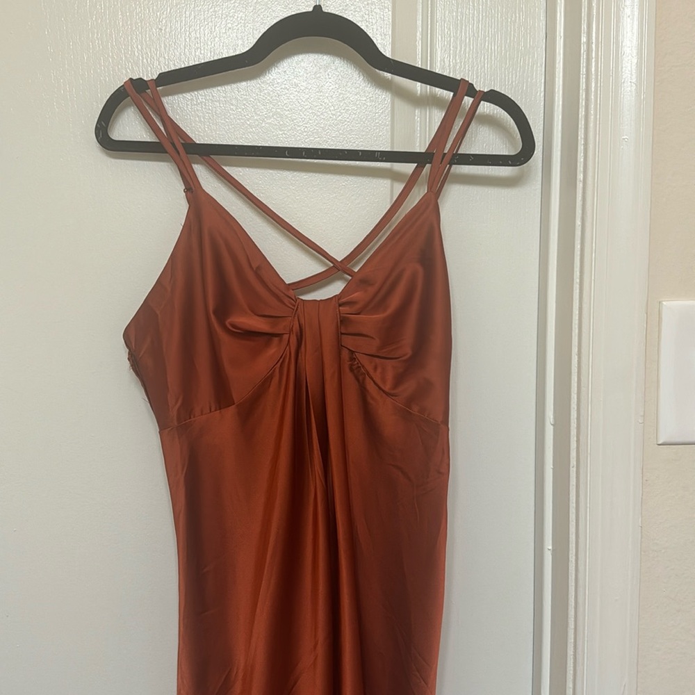 Amber Silk Dress